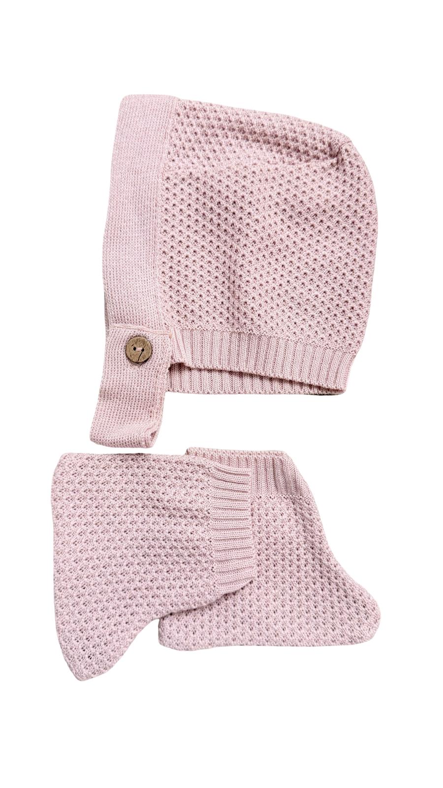 Set cuffietta e calzini di filo cotone neonati